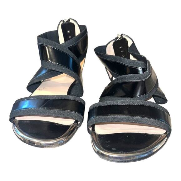 ▶️ Stuart Weitzman ◀️ Black Silver Expo Jet with Mirror. Size 8 - Picture 10 of 13
